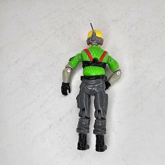 Vintage Hasbro 1987 GI Joe Arah Psyche-Out Antenna Figure 3.75" - Picture 4 of 7